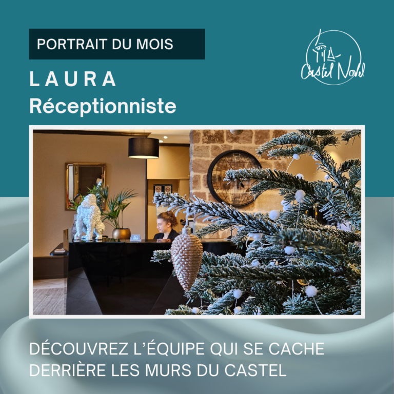Portrait de Laura réceptionniste
